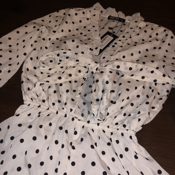 New Polka Dot Romper - Picture 2 of 4